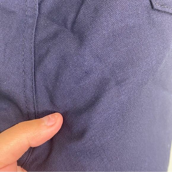 Ermenegildo Zegna Navy Blue Wool‎ Blend Pants Sz 40X30 - Picture 8 of 8